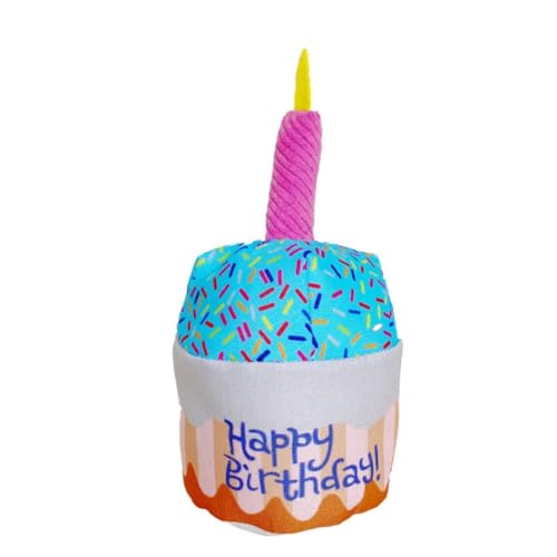 YHOPJKFRA Quietschendes Plüsch Teddy-Hundespielzeug, Kauspielzeug für Welpen für kleine und mittelgroße Hunde | Kleiner Kuchen YHOPJKFRA Quietschendes Plüsch Teddy-Hundespielzeug, Kauspielzeug für Welpen für kleine und mittelgroße Hunde | Kleiner Kuchen von YHOPJKFRA