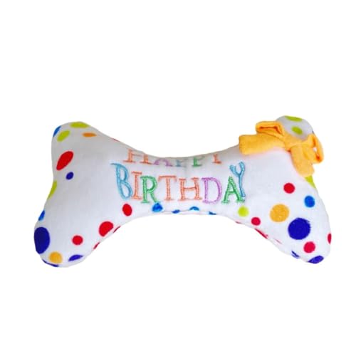 YHOPJKFRA Quietschendes Plüsch Teddy-Hundespielzeug, Kauspielzeug für Welpen für kleine und mittelgroße Hunde | Knochen 2 YHOPJKFRA Quietschendes Plüsch Teddy-Hundespielzeug, Kauspielzeug für Welpen für kleine und mittelgroße Hunde | Knochen 2 von YHOPJKFRA