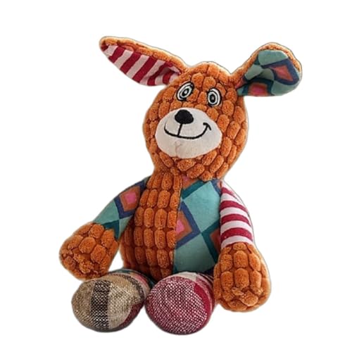 YHOPJKFRA Quietschendes Plüsch Teddy-Hundespielzeug, Kauspielzeug für Welpen für kleine und mittelgroße Hunde | Orange Corn Dog YHOPJKFRA Quietschendes Plüsch Teddy-Hundespielzeug, Kauspielzeug für Welpen für kleine und mittelgroße Hunde | Orange Corn Dog von YHOPJKFRA