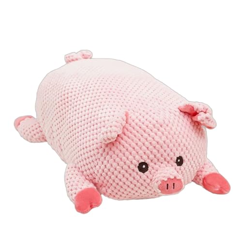YHOPJKFRA Quietschendes Plüsch Teddy-Hundespielzeug, Kauspielzeug für Welpen für kleine und mittelgroße Hunde | Rosa Ferkel YHOPJKFRA Quietschendes Plüsch Teddy-Hundespielzeug, Kauspielzeug für Welpen für kleine und mittelgroße Hunde | Rosa Ferkel von YHOPJKFRA