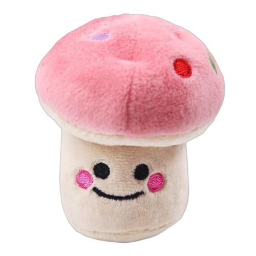 YHOPJKFRA Quietschendes Plüsch Teddy-Hundespielzeug, Kauspielzeug für Welpen für kleine und mittelgroße Hunde | Rosa Pilz YHOPJKFRA Quietschendes Plüsch Teddy-Hundespielzeug, Kauspielzeug für Welpen für kleine und mittelgroße Hunde | Rosa Pilz von YHOPJKFRA