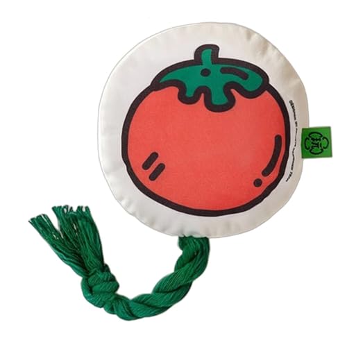 YHOPJKFRA Quietschendes Plüsch Teddy-Hundespielzeug, Kauspielzeug für Welpen für kleine und mittelgroße Hunde | Tomate YHOPJKFRA Quietschendes Plüsch Teddy-Hundespielzeug, Kauspielzeug für Welpen für kleine und mittelgroße Hunde | Tomate von YHOPJKFRA