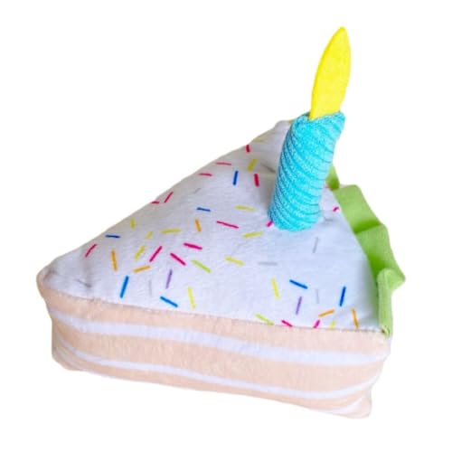 YHOPJKFRA Quietschendes Plüsch Teddy-Hundespielzeug, Kauspielzeug für Welpen für kleine und mittelgroße Hunde | dreieckiger Kuchen YHOPJKFRA Quietschendes Plüsch Teddy-Hundespielzeug, Kauspielzeug für Welpen für kleine und mittelgroße Hunde | dreieckiger Kuchen von YHOPJKFRA