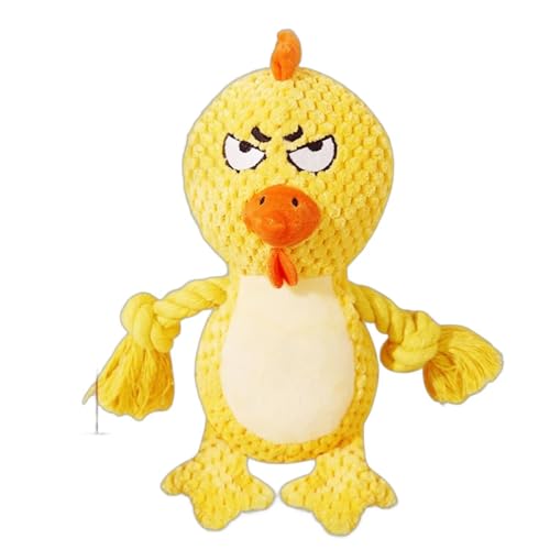 YHOPJKFRA Quietschendes Plüsch Teddy-Hundespielzeug, Kauspielzeug für Welpen für kleine und mittelgroße Hunde | gelbes Küken YHOPJKFRA Quietschendes Plüsch Teddy-Hundespielzeug, Kauspielzeug für Welpen für kleine und mittelgroße Hunde | gelbes Küken von YHOPJKFRA