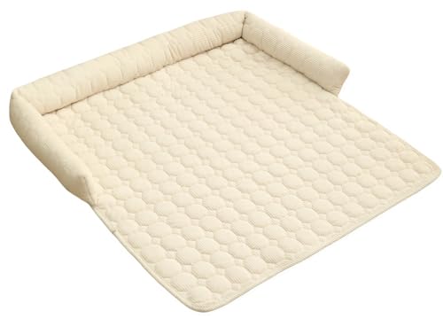 Weiches Cord-Hundebett mit rutschfester Unterseite & waschbarer Hülle Wärmendes, strapazierfähiges Design für kleine, mittelgroße und große Hunde Ideal als Schlafplatz oder gemütliche Decke(Beige) Weiches Cord-Hundebett mit rutschfester Unterseite & waschbarer Hülle Wärmendes, strapazierfähiges Design für kleine, mittelgroße und große Hunde Ideal als Schlafplatz oder gemütliche Decke(Beige) von YHXAIQ