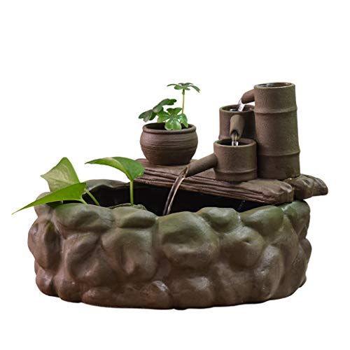 Fischschale, Persönlichkeit, kreativ, Keramik, Aquarium, Zuhause, kleines Wohnzimmer, Aquarium, Brunnen, Desktop-Luftbefeuchter, kreative Dekoration, Goldfischglas, Aquarium Fischschale, Persönlichkeit, kreativ, Keramik, Aquarium, Zuhause, kleines Wohnzimmer, Aquarium, Brunnen, Desktop-Luftbefeuchter, kreative Dekoration, Goldfischglas, Aquarium von YHYDLC