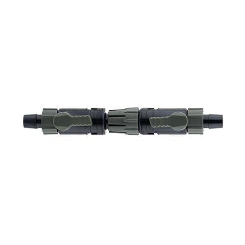 Aquarium-Filteranschluss, Aquarium Schlauchventil, Schlauchverbinder Doppelhahn-Anschluss Adapter, Aquarium Schlauchanschluss Ventil mit Schnellverschlussgriff für Aquarien Aquarium (K-16/22mm) von YHZNAGEM