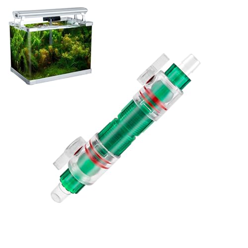 YHZNAGEM Aquarium Wasserregelventil, Wasserregelventil, Aquarium Doppelhahn Wasserdurchflussregelventil Schnellverschluss, Aquariumfilter für Süßwasser, Salzwasser (12mm) von YHZNAGEM