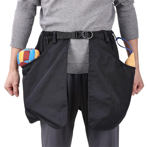 Dog Training Apron, Hundetraining Futterbeutel Taillenschürze, Leckerlibeutel für Hunde mit großen Taschen und Verstellbare Hüftgurt für Hundetrainer Futterbeutel Hundetraining Leckerli Tasche (L) von YHZNAGEM
