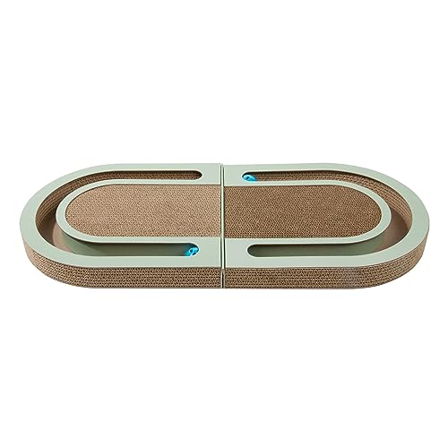 Cat Scratching Board Claws Grinder Wellpappe Cat Scratcher Wear-resistant Climbing Cat Scraper Protecting Claws Cat Scratch Pad For Furniture Cat Scratch Pad Round Cat Scratch Pads For Indoor von YIAGXIVG
