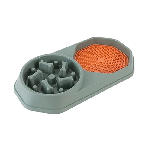 YIAGXIVG 2-in-1 Hundenapf Lick Slow Feeding Food Bowl Dog Slow Feeder Bowl Slow Down Eating for Fast Eaters slow feeding food bowl von YIAGXIVG