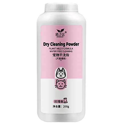YIAGXIVG Trockenpulver-Shampoo für Hunde und Katzen, Reinigung und Desodorierend, sanftes Shampoo für Haustiere, Haushalt, kein Wasser erforderlich, Haustier-Shampoo für Hunde von YIAGXIVG