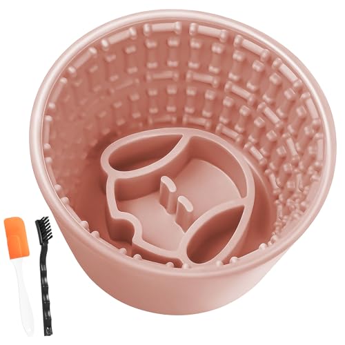 YIBONIKA Hundenapf, langsamer Futternapf, für alle Hundegrößen, langlebig, Gummi, rutschfestes Design mit Saugnäpfen, Ablenkung, Tiere, Angstlinderung, Bereicherung YIBONIKA Hundenapf, langsamer Futternapf, für alle Hundegrößen, langlebig, Gummi, rutschfestes Design mit Saugnäpfen, Ablenkung, Tiere, Angstlinderung, Bereicherung von YIBONIKA