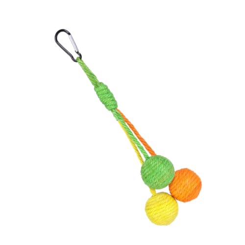 YIBOZI Sisalspielzeug, interaktives Katzen-Sisalseil-Kugel zum Kratzen und Kauen, Spaß, Indoor-Spielspielzeug, Sisal-Kratzkugel-Spielzeug YIBOZI Sisalspielzeug, interaktives Katzen-Sisalseil-Kugel zum Kratzen und Kauen, Spaß, Indoor-Spielspielzeug, Sisal-Kratzkugel-Spielzeug von YIBOZI