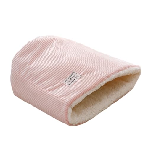 YIBOZI Winterbett, warmer Katzen-Schlafsack, groß, Eimerform, Haustierbett für Innenräume, bequeme Katzenruhe mit dicken Einsätzen von YIBOZI