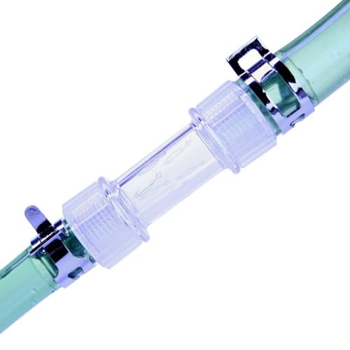 Aquariumfilter Wasseranschluss Aquarium Gelenkrohrverbinder Aquarium Kunststoff Schlauchverschraubung Reduzierstück 12 mm auf 16 mm Wasseranschluss Kunststoffadapter von YIGZYCN