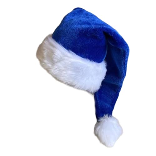 Festliche Weihnachtsmütze mit weißer Krempe, geben Urlaubsparty, Zärtlichkeit, Neujahr, Party, Cosplay, Zubehör, Plüsch-Nikolausmütze Festliche Weihnachtsmütze mit weißer Krempe, geben Urlaubsparty, Zärtlichkeit, Neujahr, Party, Cosplay, Zubehör, Plüsch-Nikolausmütze von YIGZYCN