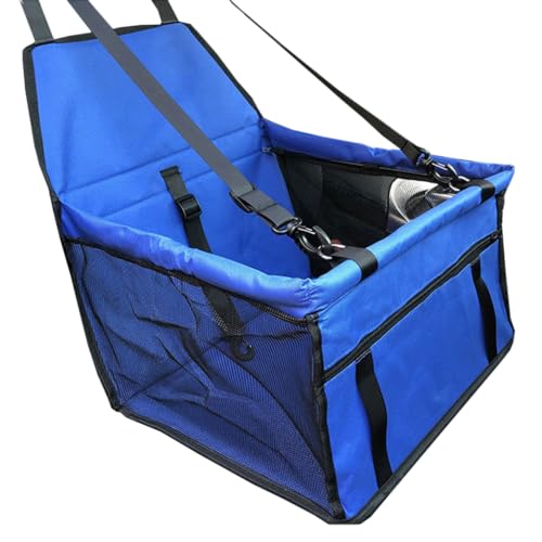 Wasserdichtes Hundeauto Für Sitzkorb Für Rück Und Vordersitze Für Extra Stabilen Hundewagen Für Sitz Chihuahua Mesh Reisende Hundesitztasche von YIGZYCN