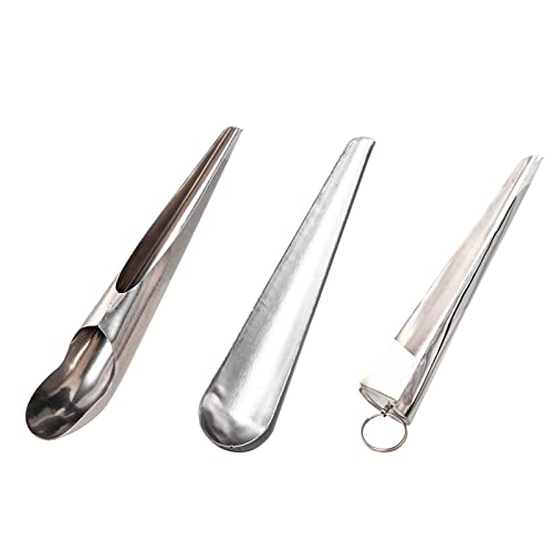 YIGZYCN 3 Stück/Set Papageien-Futterlöffel, Vogelfutterlöffel, Edelstahl-Futterlöffel für Vogelkäfig, Vogelfutterschaufel, Edelstahl-Futterlöffel von YIGZYCN