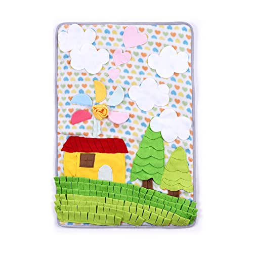 YIGZYCN Schnüffelmatte Für Hunde Futterunterlage Interaktives Welpen Puzzle Spielzeug Leckerli Training Spielmatten Niedliches Design Lindert Stress Hunde Schnüffelmatte Spielzeug Kleine Hunderassen YIGZYCN Schnüffelmatte Für Hunde Futterunterlage Interaktives Welpen Puzzle Spielzeug Leckerli Training Spielmatten Niedliches Design Lindert Stress Hunde Schnüffelmatte Spielzeug Kleine Hunderassen von YIGZYCN