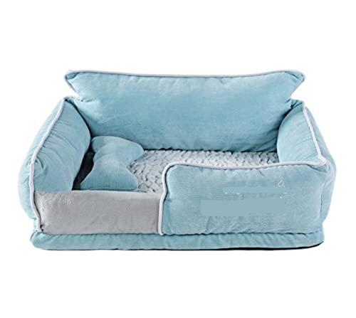 Beruhigend Hundebett Haustierbett Hundebetten warm warm schlafende Baumwolle Welpenbett waschbare abnehmbare Oxford -Stoff Zwinger Katze Nest Bottom wasserdichte Matratzenmatte für Haustier (Farbe: Beruhigend Hundebett Haustierbett Hundebetten warm warm schlafende Baumwolle Welpenbett waschbare abnehmbare Oxford -Stoff Zwinger Katze Nest Bottom wasserdichte Matratzenmatte für Haustier (Farbe: von YIHANSS