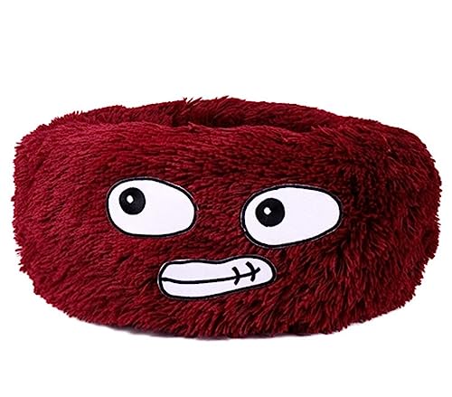 Beruhigend Hundebett Haustierbett weiche lange Plüsch rote Katze Bett rund Katzenbett Haus runden Hausthundhundbett für kleine Hunde Katzen Nest Winter warme Matratzenmatte für Haustier (Farbe: B, Beruhigend Hundebett Haustierbett weiche lange Plüsch rote Katze Bett rund Katzenbett Haus runden Hausthundhundbett für kleine Hunde Katzen Nest Winter warme Matratzenmatte für Haustier (Farbe: B, von YIHANSS