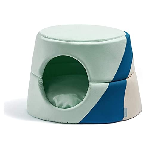 Beruhigend Hundebett warm Hunde Katzen Haustier Bett weiches Nest Dual -Verwendung Katze Schlafbett Winter Warm Haustier Nest gemütliche Betten Zwinger für kleine Katzensmatten für Haustier (Farbe: Beruhigend Hundebett warm Hunde Katzen Haustier Bett weiches Nest Dual -Verwendung Katze Schlafbett Winter Warm Haustier Nest gemütliche Betten Zwinger für kleine Katzensmatten für Haustier (Farbe: von YIHANSS