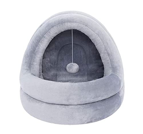 Beruhigend Hundebett weiche Haustier Nest Haustier Bett Zwinger Hund süße Katze Winter Warmer Schlafsack Welpe Mongolische Katzenmatte für Haustiere für Haustier (Farbe: B-Grey, Größe: 50 * 48 * 43 Beruhigend Hundebett weiche Haustier Nest Haustier Bett Zwinger Hund süße Katze Winter Warmer Schlafsack Welpe Mongolische Katzenmatte für Haustiere für Haustier (Farbe: B-Grey, Größe: 50 * 48 * 43 von YIHANSS