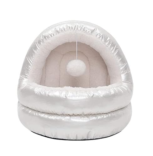 Beruhigend Hundebett weiche Haustier Nest Haustier Bett Zwinger Hund süße Katze Winter warm warm Schlafsack Welpe Mongolische Katzenmatte für Haustiere für Haustiere (Farbe: a-weiß, Größe: 50 * 48 * Beruhigend Hundebett weiche Haustier Nest Haustier Bett Zwinger Hund süße Katze Winter warm warm Schlafsack Welpe Mongolische Katzenmatte für Haustiere für Haustiere (Farbe: a-weiß, Größe: 50 * 48 * von YIHANSS