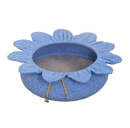 Beruhigende Hundebett Sonnenblumenform Filzbett für Haustierkatze Hund Teddy schlafend kleine Hunde Katzen Nest süßes Schlafbett Katzensbett Matratze für Haustier (Farbe: Blu, Größe: 39 * 14 cm) Beruhigende Hundebett Sonnenblumenform Filzbett für Haustierkatze Hund Teddy schlafend kleine Hunde Katzen Nest süßes Schlafbett Katzensbett Matratze für Haustier (Farbe: Blu, Größe: 39 * 14 cm) von YIHANSS