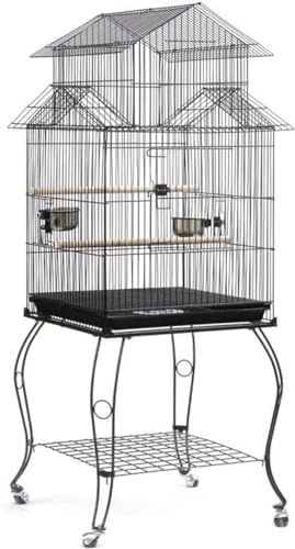 Feiner Vogelflugkäfig, Vogelträger, Vogelkäfig-Zubehör, Vogelhaus, Outdoor, großer Vogelkäfig, Papagei, Kanarienvogel, Papagei, Ara mit 4 Riemenscheiben für einfache Bewegung, Nymphensittichkäfig Feiner Vogelflugkäfig, Vogelträger, Vogelkäfig-Zubehör, Vogelhaus, Outdoor, großer Vogelkäfig, Papagei, Kanarienvogel, Papagei, Ara mit 4 Riemenscheiben für einfache Bewegung, Nymphensittichkäfig von YIHANSS