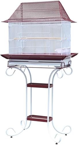 Feiner Vogelflugkäfig, Vogelträger, großer Metallkäfig, Papageien-Vogelkäfig, Wellensittich, Kanarienvogel, Voliere, Cocktail, groß, 153 cm, Vogelkäfig für Zuhause oder im Freien, Nymphensittichkäfig Feiner Vogelflugkäfig, Vogelträger, großer Metallkäfig, Papageien-Vogelkäfig, Wellensittich, Kanarienvogel, Voliere, Cocktail, groß, 153 cm, Vogelkäfig für Zuhause oder im Freien, Nymphensittichkäfig von YIHANSS