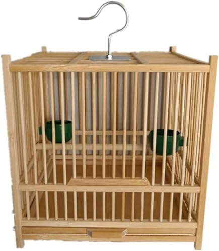 Feiner Vogelflugkäfig, hölzerner Vogelträger, Vogelkäfig, kleiner Vogelkäfig, Papageienkäfig, handgefertigt, für Pfingstrose, Schwarzwind, Kanarienvogel, Liebesvogel und andere Arten von Vögeln, Feiner Vogelflugkäfig, hölzerner Vogelträger, Vogelkäfig, kleiner Vogelkäfig, Papageienkäfig, handgefertigt, für Pfingstrose, Schwarzwind, Kanarienvogel, Liebesvogel und andere Arten von Vögeln, von TSVSSGFU(売店)
