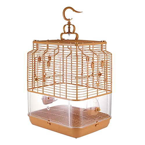 Großer Vogelkäfig zum Aufhängen, Vogelkäfig mit Futterstation, quadratisches Vogelkäfighaus aus Kunststoff, einfach zu montierender Vogelträger für kleine Vögel, Kanarienvögel, Grünwangensittiche, Großer Vogelkäfig zum Aufhängen, Vogelkäfig mit Futterstation, quadratisches Vogelkäfighaus aus Kunststoff, einfach zu montierender Vogelträger für kleine Vögel, Kanarienvögel, Grünwangensittiche, von TSVSSGFU(売店)