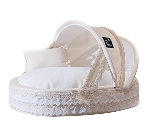 YIHANSS Beruhigend Hundebett Luxus Hund Haustier Nest Prinzessin Cradle Bett Haus Waschbares Haustierbett Katze Innenbett Zwinger Mat Kissen für kleine mittlere Hunde Matratze Matte für Haustier YIHANSS Beruhigend Hundebett Luxus Hund Haustier Nest Prinzessin Cradle Bett Haus Waschbares Haustierbett Katze Innenbett Zwinger Mat Kissen für kleine mittlere Hunde Matratze Matte für Haustier von YIHANSS
