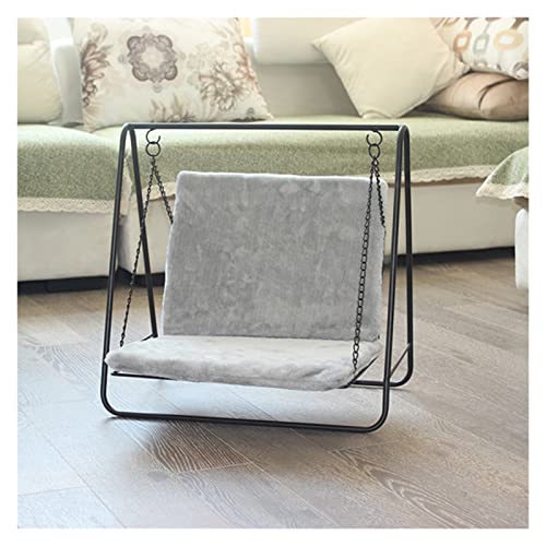 YIHANSS Eisen Haustierbett Schaukelstuhl Katzenbett Katze Nest Hängematte Welpe Teddy Hundehaus YIHANSS Eisen Haustierbett Schaukelstuhl Katzenbett Katze Nest Hängematte Welpe Teddy Hundehaus von YIHANSS