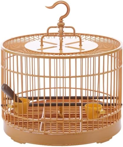 YIHANSS Feiner Vogelflugkäfig, Leichter Vogelträger, tragbare Vogelkäfigtasche, Futterbecher, Kunststoff-Vogelreisekäfig für Xuanfeng Canary Love Vogelzuchtkäfig, Nymphensittichkäfig von TSVSSGFU(売店)