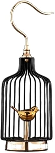 YIHANSS Feiner Vogelflugkäfig, Vogelträger, Goldener Vogelkäfig, Wohnzimmerdekoration, Licht, Luxus, kreativ, modern, Persönlichkeit, Familienstudie, Heimdesign, Dekoration, Nymphensittichkäfig YIHANSS Feiner Vogelflugkäfig, Vogelträger, Goldener Vogelkäfig, Wohnzimmerdekoration, Licht, Luxus, kreativ, modern, Persönlichkeit, Familienstudie, Heimdesign, Dekoration, Nymphensittichkäfig von YIHANSS