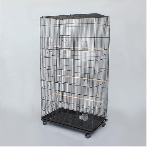 YIHANSS Feiner Vogelflugkäfig, großer Papageienkäfig, Haushalts-Vogelkäfig, Tauben-Wellensittich-Futterkäfig, geeignet für Vogelfütterung, Kanarienvogel, Sittich, Liebesvögel, Nymphensittichkäfig von TSVSSGFU(売店)