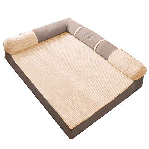 YIHANSS Hunde und Katzen Haustier Pad Plüsch orthopädisches Sofa, ergonomische Konturmatratze, L-förmiges Hundebett , Beruhigende Anti-Angst-Kapuzen-Donut-Hundebett-Haustier Bett YIHANSS Hunde und Katzen Haustier Pad Plüsch orthopädisches Sofa, ergonomische Konturmatratze, L-förmiges Hundebett , Beruhigende Anti-Angst-Kapuzen-Donut-Hundebett-Haustier Bett von YIHANSS