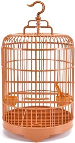 YIHANSS Original Vogelflugkäfig, runder Vogelkäfig mit Futterstation, komplettes Set, Kunststoff-Vogelhaus, Käfig für kleine Vögel, Rundum-Belüftung, abnehmbar, Nymphensittichkäfig YIHANSS Original Vogelflugkäfig, runder Vogelkäfig mit Futterstation, komplettes Set, Kunststoff-Vogelhaus, Käfig für kleine Vögel, Rundum-Belüftung, abnehmbar, Nymphensittichkäfig von YIHANSS