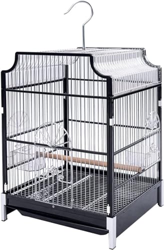 YIHANSS Originaler Vogelflugkäfig aus Schmiedeeisen, großer Flugvogelkäfig für Sittiche, Kanarienvögel, Finken, Papageien, Reisevogelkäfig, Nymphensittichkäfig YIHANSS Originaler Vogelflugkäfig aus Schmiedeeisen, großer Flugvogelkäfig für Sittiche, Kanarienvögel, Finken, Papageien, Reisevogelkäfig, Nymphensittichkäfig von YIHANSS