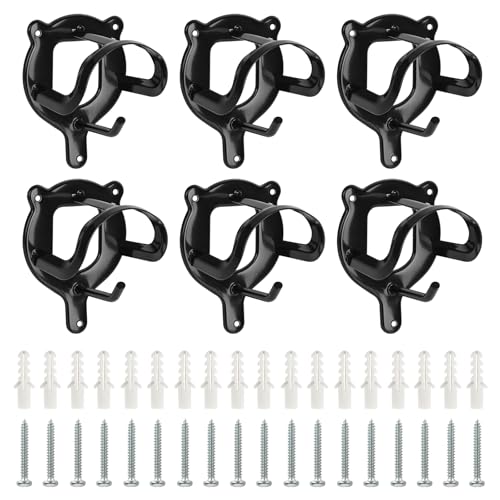 YIK TUNG 6 Stück Pferde-Zaumzeughalter, Equestrian Bridle Hanger, Halterung Zaumzeug, Aufbewahrung Halfter Aufhänger, Haken Pferd Tack, Metall Trensenhalter für Pferde, Reitstall, Sattelkammer YIK TUNG 6 Stück Pferde-Zaumzeughalter, Equestrian Bridle Hanger, Halterung Zaumzeug, Aufbewahrung Halfter Aufhänger, Haken Pferd Tack, Metall Trensenhalter für Pferde, Reitstall, Sattelkammer von YIK TUNG