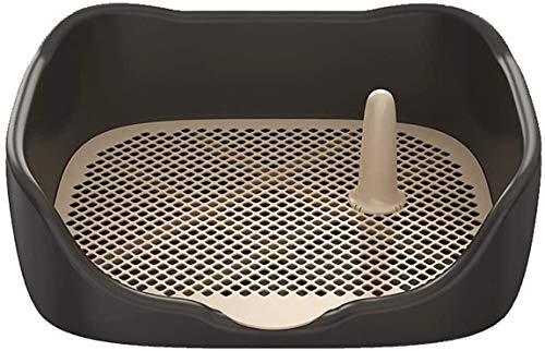 Dog Poop Hunde-Toilette, für den Innen- und Außenbereich, Toilet für Tiere, Rosa, für das Training, mit Pee-Post-Schutz, Rot, Schwarz, 44 x 38 x 18 cm von YINGDF