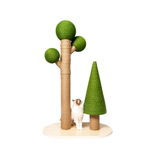 55,1 Zoll hoher Katzenkratzbaum, Kratzbaum mit gewebter Jute, großer Katzenkratzbaum, Katzenkratzbaum, süß for Kätzchen-Kratzbaum 55,1 Zoll hoher Katzenkratzbaum, Kratzbaum mit gewebter Jute, großer Katzenkratzbaum, Katzenkratzbaum, süß for Kätzchen-Kratzbaum von YIORYO