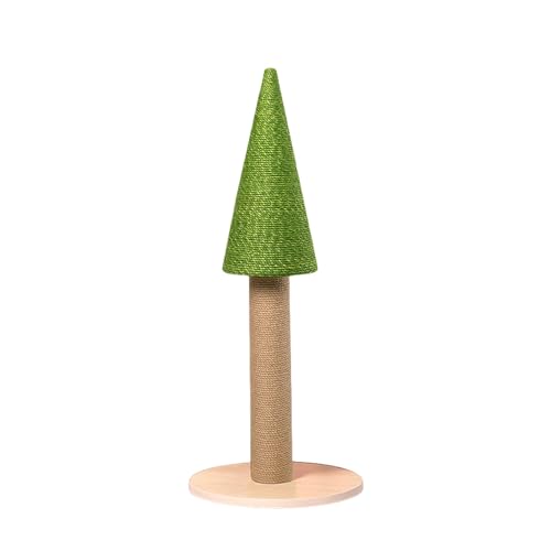 Katzenkratzbaum, 35,8"/ 49,2" Weihnachtsbaum, Katzenkratzbaum, Kätzchenkratzbaum mit natürlichem Juteseil for Katzen im Innenbereich, Krallenkratzer, Kratzbaum for kleine Kätzchen (Size : L) von YIORYO