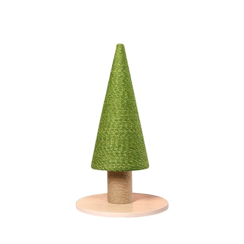 Katzenkratzbaum, 35,8"/ 49,2" Weihnachtsbaum, Katzenkratzbaum, Kätzchenkratzbaum mit natürlichem Juteseil for Katzen im Innenbereich, Krallenkratzer, Kratzbaum for kleine Kätzchen (Size : S) von YIORYO