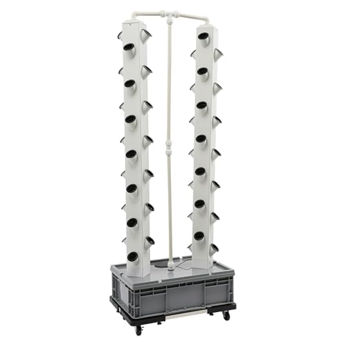 Hydroponik Wachsender Turm Hydrokultur-Anbausystem Hydroponic System Grow Kit Vertical Garden Smart Garden Kit 56-Pflanzen Automatische Bewässerung von YISSALE