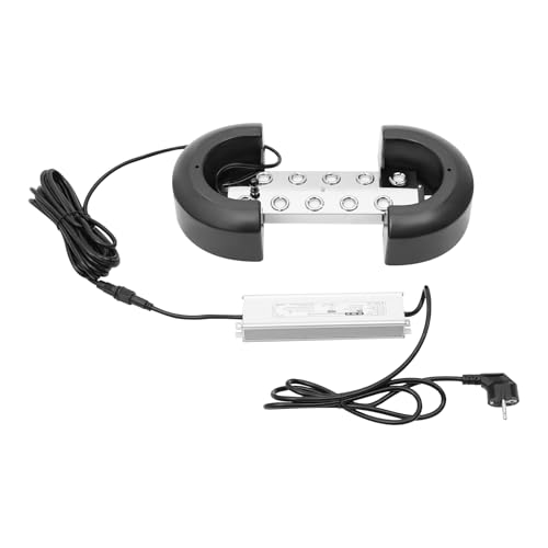 YISSALE Nebelmacher 10 Kopf 7L/H Ultraschall Nebelgerät,mit Boje und 350 W Netzteil,Ultraschall Nebelmaschine für Gartenbau,Gewächshauslandschaft von YISSALE