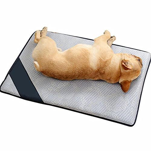 Kühlmatte Für Hunde Cooles Kissen Pad Selbstkühlende Haustiermatte Für Hunde Katzenboden Bettkiste Indoor Outdoor 2 Stück 48X38cm von YITON